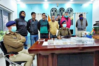 Three arrested with Hemp in Vaishali