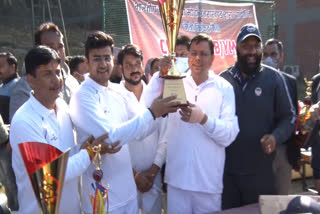 CM Dhami played cricket