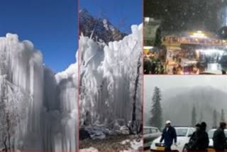 Cold rises in Himachal after snowfall, freezing water pipeline in lahaul valley