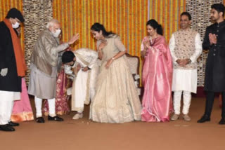 wedding reception of venkaiah naidus granddaughter