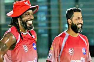 Chris Gayle  Wasim Jaffer  IPL  Punjab Kings  क्रिस गेल  वसीम जाफर  आईपीएल  पंजाब किंग्स  खेल समाचार  Sports News  social media  Punjab Kings coach