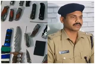Knife pelting incident in Raipur