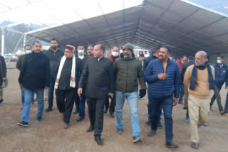 CM Jairam inspected paddal ground  preparations