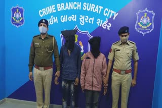 Crime increased in Surat: ક્રાઈમબ્રાન્ચે વર્ષ 2012થી વોન્ટેડ આરોપી સહિત જાંબુઆ ગેંગના 2ની ધરપકડ, 19 ગુના ઉકેલ્યા