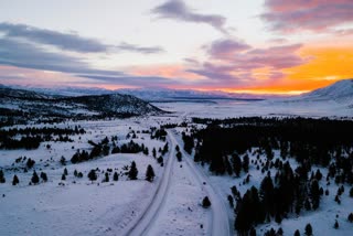 Glimpses Of The California Snow Storm, Winters in USA, IS landscape