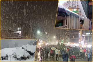 In Pictures: Himachal Under Sheets Of Snow,ಮನಾಲಿಯ ಹಿಮಾಚ್ಛಾದಿತ ಬೀದಿಗಳು