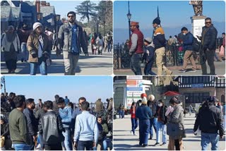 Tourists started reaching shimla