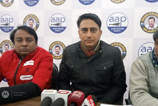AAP spokesperson Naveen Pirshali