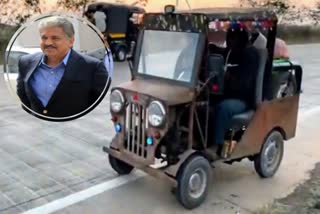 Anand Mahindra 'four-wheeler' made from two-wheeler