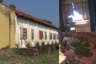 100 years old government Middle school in maanamadurai, மானாமதுரையில் கடுமையாக சேதமடைந்துள்ள நடுநிலைப்பள்ளி, கீழப்பசலை ஊராட்சி ஒன்றிய நடுநிலைப்பள்ளி‌