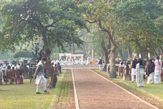 poush mela cannot be organised as bengal govt does not respond: Visva Bharati University VC Bidyut Chakrabarty