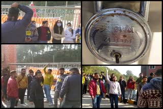 ABVP Protest In Hamirpur