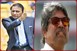 Kapil Dev and Sunil Gavaskar