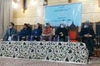 fiction collection book release ceremony held at SP College Srinagar Auditorium