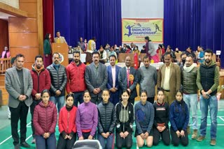 Dharamshala won womens badminton competition