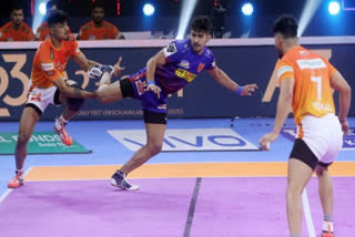 Gujarat Giants beat Jaipur Pink Panthers, Dabang Delhi wins, Haryana Steelers register wins, Pro Kabaddi League results