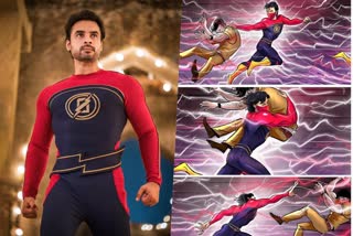 Minnal Murali viral images  Minnal Murali Netflix release today  Tovino Thomas as superhero in Minnal Murali  Minnal Murali release in Dubai  Minnal Murali comics viral