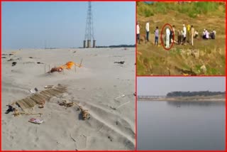 corona dead bodies in ganga