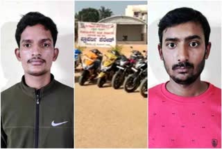 Arrest of constable who was stealing bikes in Bangalore