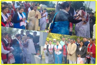 Youth Congress President Angkita Dutta visit Majuli