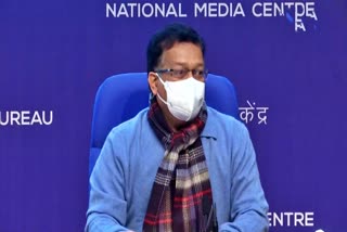 Union health secretary press meet : ଦେଶରେ କୋରୋନା ସ୍ଥିତି ନେଇ କେନ୍ଦ୍ର ସ୍ବାସ୍ୟ ସଚିବଙ୍କ ପ୍ରେସମିଟ