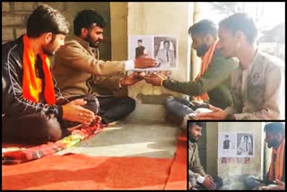 ABVP protest in Dharamshala