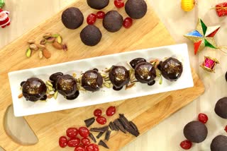 chocolate rum balls at home