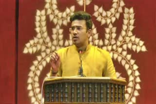 MP Tejasvi Surya reacts on anti Conversion bill