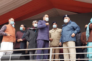 CM Jairam Thakur in Mandi