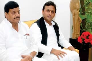 Akhilesh Yadav and Shivpal Singh