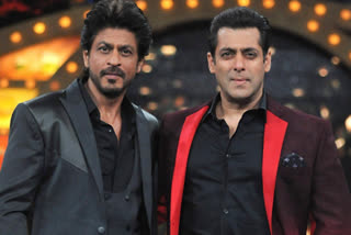 Salman teases film with SRK