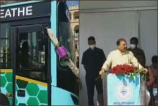 CM Basavaraj Bommai launches Electric BMTC Buses in Bangalore