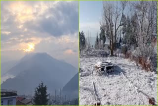 Snowfall at Jammu and Kashmir Doda