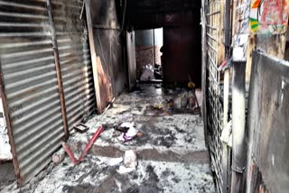 Fire Broke Out At Gas Refilling Shop