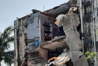 Slum Clearance Four storey building Residence Collapse in Chennai: No Causalities reported yet