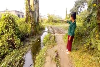 Stagnant water problem at Baidyabati