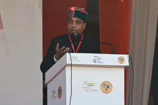 himachal cm jairam thakur addresses a rally