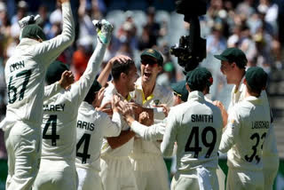 Australia retain Ashes after winning 3rd Test  Australia defeated England  Australia retain Ashes  Pacer Scott Boland took six wickets  ಮೂರನೇ ಟೆಸ್ಟ್​ ಗೆಲ್ಲುವ ಮೂಲಕ ಆ್ಯಶಸ್ ಸರಣಿ ಗೆದ್ದ ಆಸ್ಟ್ರೇಲಿಯಾ  ಇಂಗ್ಲೆಂಡ್​ನ್ನು ಸೋಲಿಸಿದ ಆಸ್ಟ್ರೇಲಿಯಾ  ಆ್ಯಶಸ್ ಮರಳಿ ಪಡೆದ ಆಸ್ಟ್ರೇಲಿಯಾ  ಆರು ವಿಕೆಟ್​ ಪಡೆದ ವೇಗಿ ಸ್ಕಾಟ್​ ಬೋಲ್ಯಾಂಡ್​