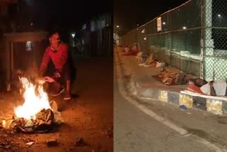 Homeless in Winter Telangana