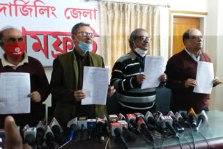 ashok bhattacharya will lead leftfront congress alliance in siliguri municipal corporation election 2022