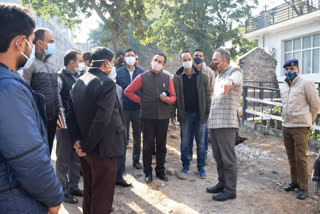 Bilaspur Deputy Commissioner inspected  hospital