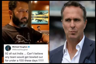 michael vaughan trolls,  Jaffer trolls Michael Vaughan, మైఖేల్ వాన్​పై జాఫర్ ట్రోల్, మైఖేల్ వాన్ లేటేస్ట్ న్యూస్