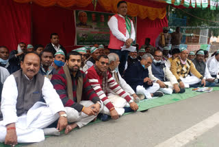 Jharkhand JDU protest in front of Raj Bhavan