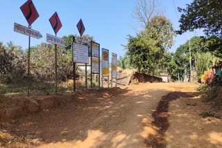 low quality road construction in deogarh