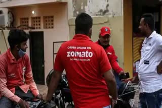 zomato delivery boy strike in dhanbad