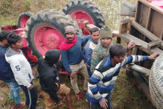 Two people died after tractor overturned