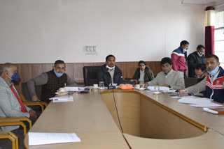 REVIEW MEETING IN DHARAMSHALA