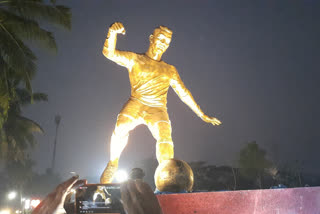 Cristiano Ronaldo's statue installed in Goa