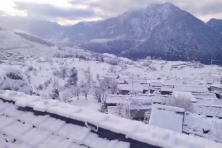 Chamoli fresh snowfall