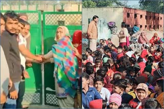 Students protest in Charkhi Dadri